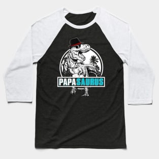 PAPASAURUS T Rex Dinosaur Fathers Day Gifts Baseball T-Shirt